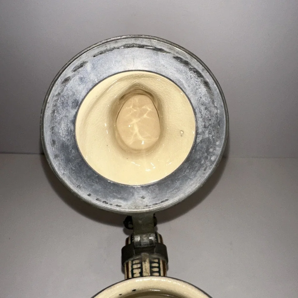 Antique German Merkelbach & Wick Beer‎ Stein Sir John Falstaff 1/2 L Capacity